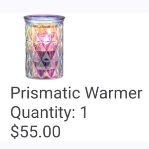 Scentsy Prismatic Warmer New In Box